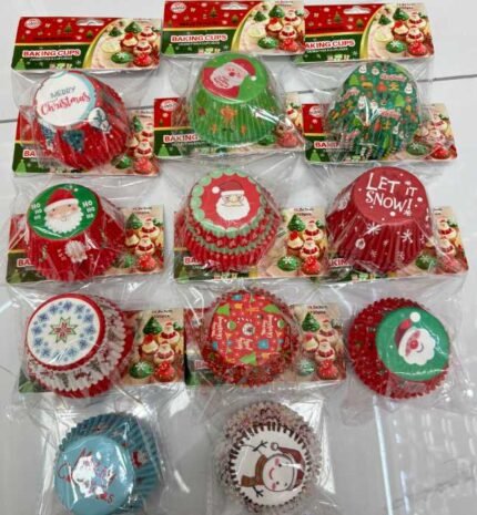 karácsonyi muffin papír 11cm 100db