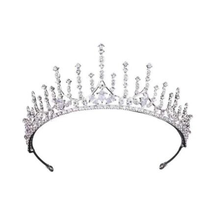 tortadísz tiara ezüst